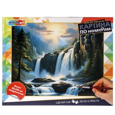 Набор для росписи холстов по контуру, по номерам МУЛЬТИ АРТ CANV40X50-115961 Multi Art