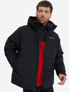 Пуховик мужской Columbia Grand Trek II Down Hooded Jacket, Plus Size, Черный