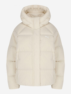 Пуховик женский оверсайз PUMA, Белый