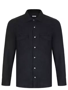 Рубашка Regular Fit шерстяная Kiton