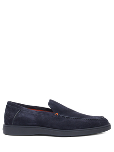 Лоферы замшевые Santoni