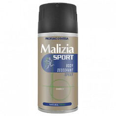 Дезодоранты для тела дезодорант MALIZIA Sport Energy аэрозоль 150мл мужской