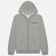 Мужская толстовка Reebok Identity Brand Proud Full-Zip Hoodie, цвет серый