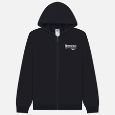 Мужская толстовка Reebok Identity Brand Proud Full-Zip Hoodie, цвет чёрный