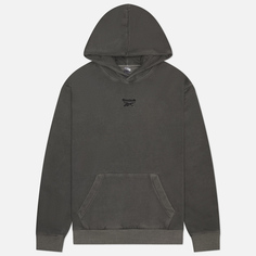Мужская толстовка Reebok Identity Washed Hoodie, цвет чёрный
