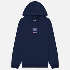 Мужская толстовка Reebok Identity Badge Hoodie, цвет синий