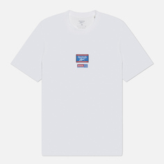 Мужская футболка Reebok Identity Badge, цвет белый