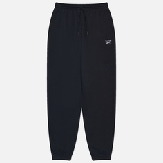 Женские брюки Reebok Identity Small Logo Fleece Joggers, цвет чёрный