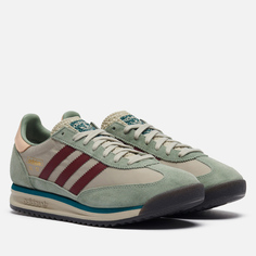 Кроссовки adidas Originals SL 72 RS, цвет зелёный