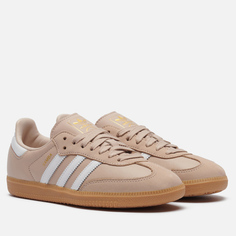 Женские кроссовки adidas Originals Samba OG, цвет бежевый