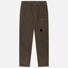 Мужские брюки C.P. Company Corduroy Lens, цвет коричневый