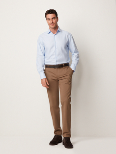 Брюки прямые из хлопка S(48) 20line