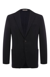 Пиджак из шерсти и хлопка Corneliani