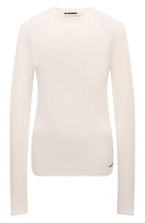 Хлопковый лонгслив Jil Sander