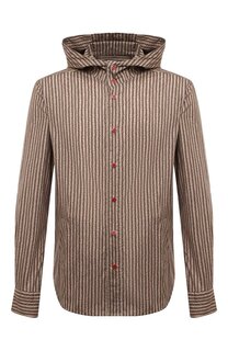 Хлопковая рубашка Kiton