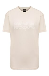 Хлопковая футболка Comme des Fuckdown