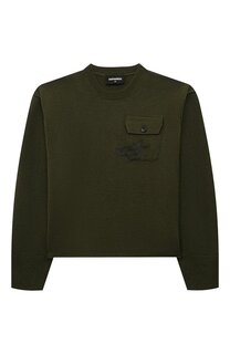 Пуловер из хлопка и шерсти Dsquared2