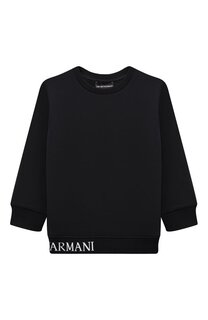 Хлопковый свитшот Emporio Armani