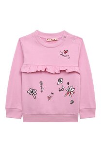 Хлопковый свитшот Marni