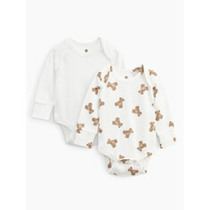 Боди, песочники, комбинезоны Happy Baby Боди с длинным рукавом 2 шт. 90096