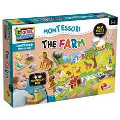 Раннее развитие Lisciani Giocare Educare Montessori Игровой набор Большая Ферма