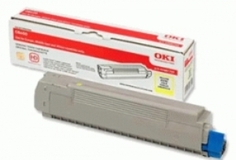 Тонер-картридж OKI TONER-Y-C86/8800 43487709 Жёлтый для C8600/C8800 на 6,000 стр. A4