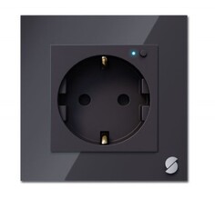 Розетка Sibling Powerswitch-W-B (Черный) умная чёрная встраиваемая