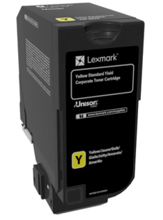 Картридж Lexmark 74C5SYE с тонером желтого цвета стандартной емкости для организаций (7000 стр.) для CX725de, CX725dhe, CS725de, CS720de