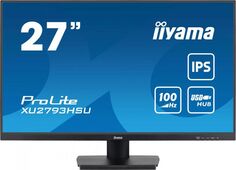 Монитор 27" Iiyama ProLite XU2793HSU-B6 1920x1080 IPS LED 1ms 16:9 250cd 178гр/178гр FHD 100Hz HDMI DP USB черный