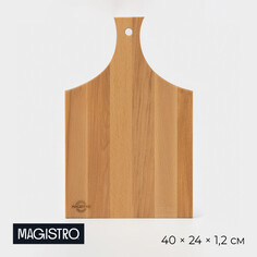 Доска разделочная дуб mаgistrо, 40×24×1,2 см, с ручкой Magistro