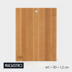 Доска разделочная mаgistrо, 40×30×1,2 см, дуб Magistro