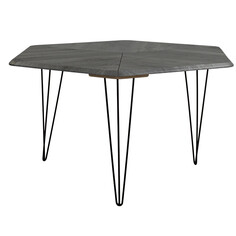Стол журнальный BeautyStyle 23 орех гикори grey/черный Ifers