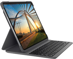 Logitech Клавиатура Slim Folio Pro для iPad Pro 12.9" (2021), темно-серый