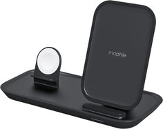 Mophie Беспроводное зарядное устройство Wireless Charging Stand 2 in 1, 7,5 Вт, черный