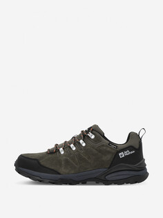 Полуботинки мужские Jack Wolfskin Refugio Texapore Low, Коричневый