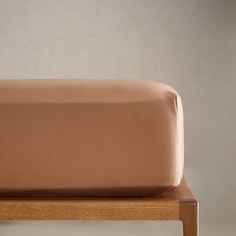 Простыня ZARA HOME Притачная простыня из хлопкового перкаля 300 нитей 150 x 200 x 30