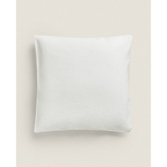 ZARA HOME Наволочка вафельной вязки 45 x 155