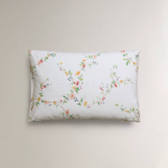 ZARA HOME Наволочка из перкаля с цветочным принтом 200 нитей 60 x 60