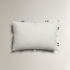 Чехол для подушки ZARA HOME Чехол на подушку с мини-помпоном 40 x 60