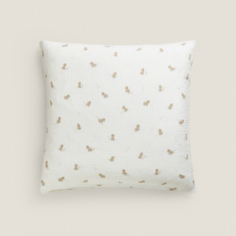 Наволочка ZARA HOME Детская муслиновая наволочка с принтом ослика 80 x 80