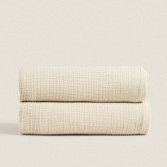 ZARA HOME Плед из хлопкового муслина 220 x 240