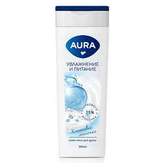 Гель для душа AURA Крем-гель для душа Хлопковое молочко 390.0