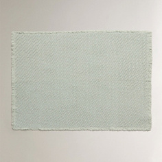 Коврик ZARA HOME Плетеный коврик для ванной из хлопка с антискользящим основанием