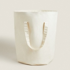 Корзина для хранения ZARA HOME Круглая корзина для белья из хлопка