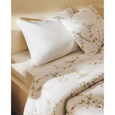 ZARA HOME Пододеяльник с цветочным принтом 200 ниток перкаль 150 x 220