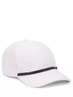 Бейсболка из хлопка и льна Brunello Cucinelli