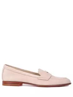 Лоферы кожаные Santoni