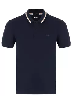 Поло Slim Fit хлопковое Boss