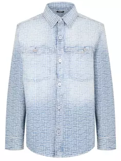 Рубашка Regular Fit джинсовая Balmain