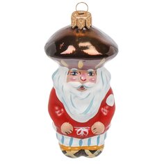 Елочное украшение Evis, Гриб Боровик, стекло, с ручной росписью, 16 15 111 05 Эвис